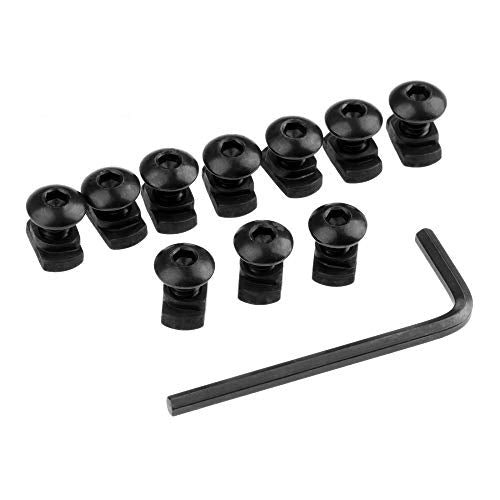 M-LOK T-Nut Replacement Screw Set - 12mm Screws & Nuts
