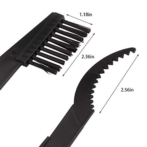 Bicycle Chain Cleaner Tool Set - 3 Cleaning Brushes for All Gears