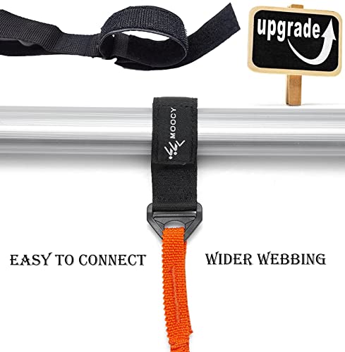 Kayak Paddle Lanyard - Stretchable Coiled Leash - Orange - 1 Pack