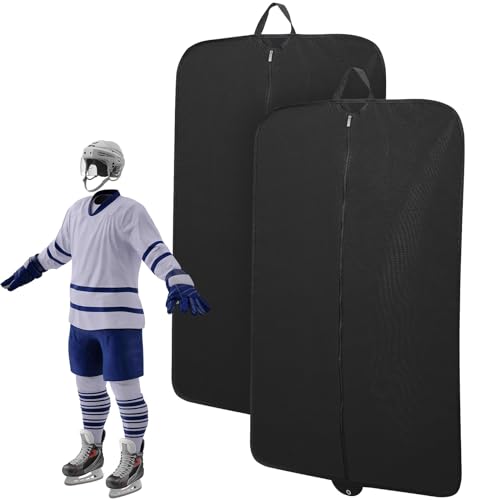 Windyun 2 Pack Hockey Jersey Garment Bags 36x24 Inches – Classic Version