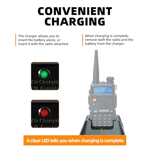 Baofeng UV-5R Desktop Charger for Walkie Talkie Radios