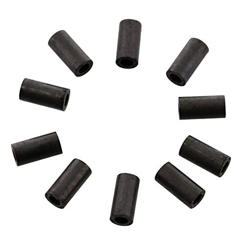 Wire Joining Connector Sleeves - 10 Pack of Black Brass