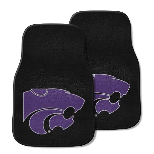 Kansas State Wildcats Car Mat Set - 2-Piece Front Carpet Mats