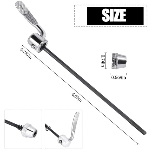 Quick Release Rear Wheel Skewers for Indoor Bicycle Trainers