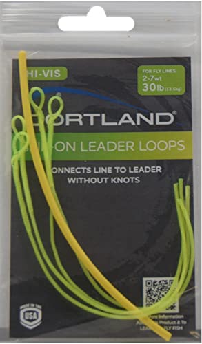 30-Pound Braided Slip-On Leader Loops for Fishing