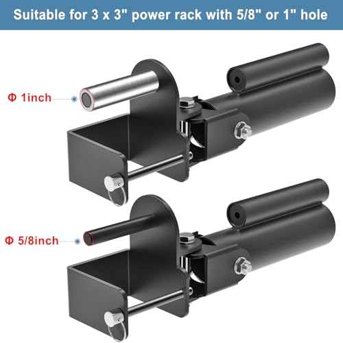 Power Rack Attachment for 3x3 Rack - 5/8" & 1" Holes - Landmine Fitness Equipment