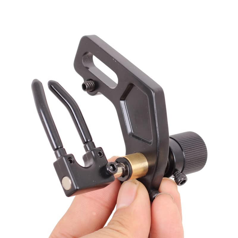 SOPOGER Black Arrow Rest for Recurve & Compound Bows - Hunting & Target Shooting