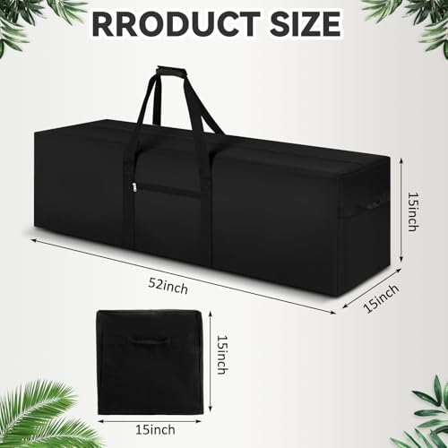 Vincreem Large 52x15x15 Inch 190L Travel & Sports Duffle Bag, Waterproof