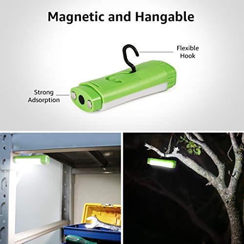 Lepro LED Camping Lantern Rechargeable or Battery Powered, 1000lm Camping Light with Detachable Flashlights Combo, 4 Modes, Portable Outdoor Lantern for Hiking, Hurricane Emergency, Fishing