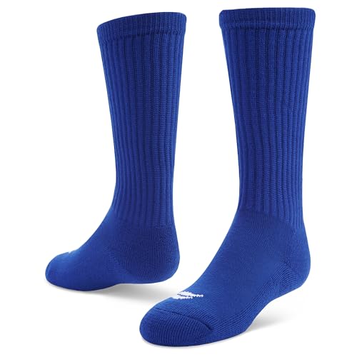 Over-the-Calf Soccer Athletic Performance Socks - Royal Blue, Small
