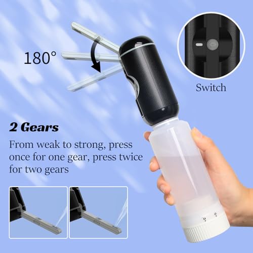 VITCOCO Portable Travel Bidet - Rechargeable Waterproof Sprayer, Black