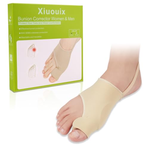 Bunion Corrector and Toe Straightener Splint - 2 Pack - Beige