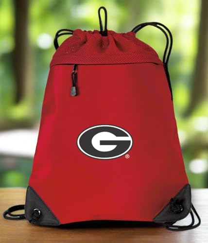 University of Georgia Drawstring Backpack - Premium Mesh & Microfiber