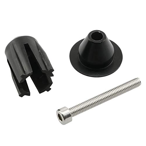 Aluminum Alloy Bike Handlebar End Plugs - 2 Pcs with Tool