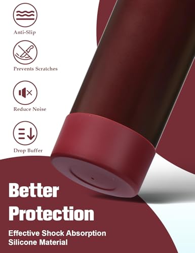 Silicone Boot for Owala Water Bottle 24oz - Black Cherry (2PCS)