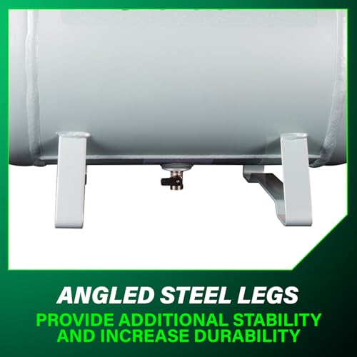 10 Gallon Air Tank - ASME Certified with 5 Quick Connect Couplers