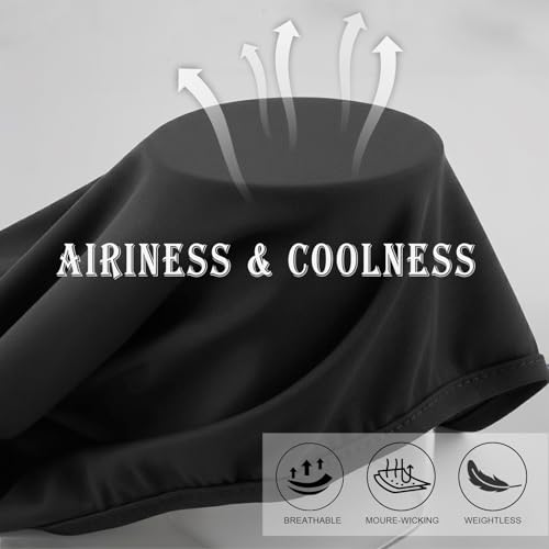 6 Pack Full Face Ski Mask Balaclava - Black for Men & Women