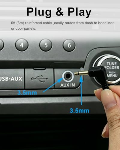 3.5mm Car Microphone with Noise Reduction for Stereo Systems