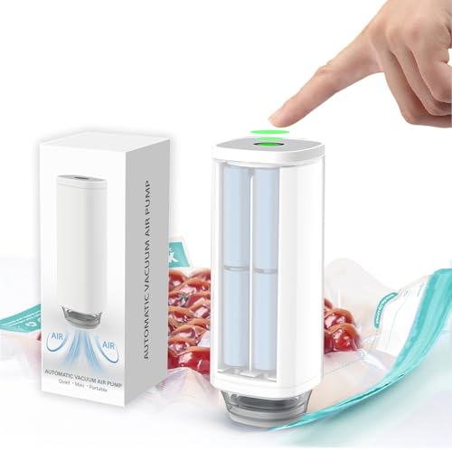 CABIBOX Handheld Vacuum Sealer Pump for Food Storage - Portable, Automatic Food Vacuum Pump