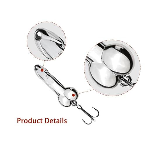 4-Piece Funny Fishing Lure Set - Zinc Alloy Top Water Bass Baits