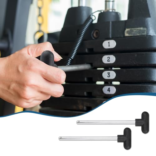 Weight Stack Pin - Durable Chrome-Plated Steel - Black 2