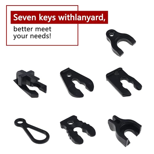 Universal Marine Jet Ski Kill Switch Lanyard - Safety Key