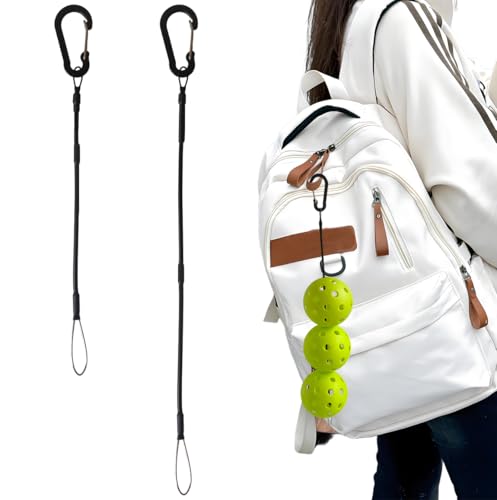 Ajqxh 2-Pack Pickleball Cable Holder Black - Easy Storage & Quick Access