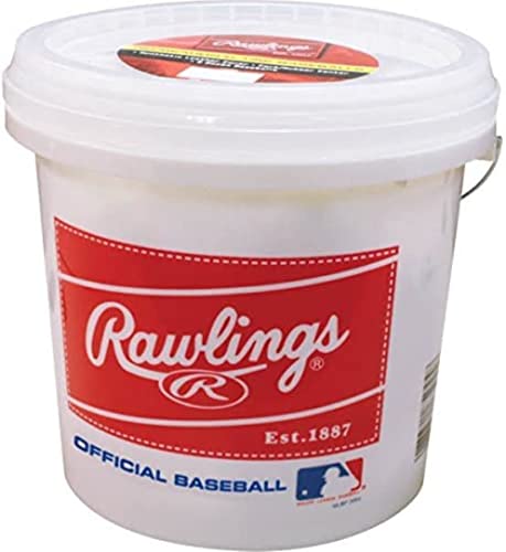 Youth Practice Baseballs in Bucket - 24 Count R8U/OLB3