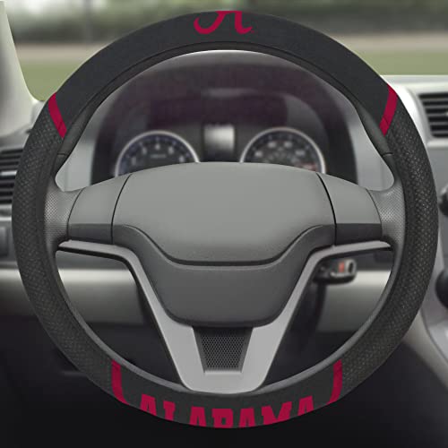 Embroidered Steering Wheel Cover - Alabama Crimson Tide - 15"