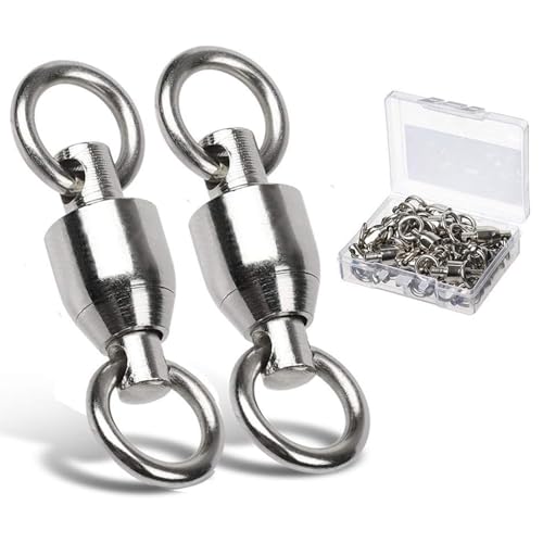AMYSPORTS Ball Bearing Swivels Connector High Strength Stainless