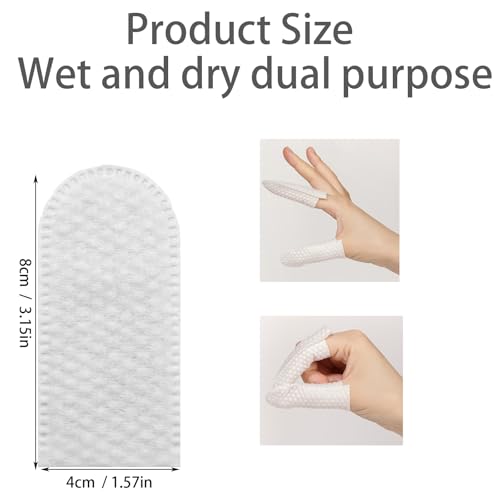 100 PCS Cotton Finger Cots - Breathable & Wear-Resistant Protection