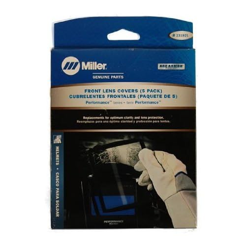 MILLER 231921 FRONT LENS COVER - Performance Ser- 5/PK by Miller