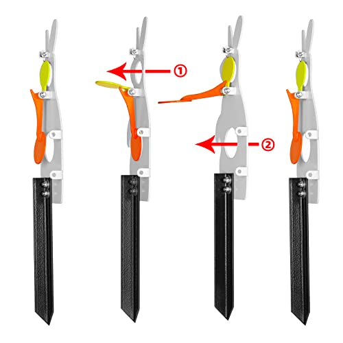 Metal Rabbit Resetting Target for .22/.177 Air Guns - 11.8 Inches