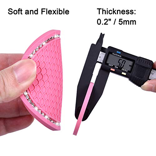 Car Coasters - Bling Pink 2.75" Diameter Cup Holder Set