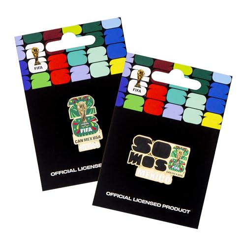 FIFA World Cup 2026 Lapel Pin - Team Mexico Collectible (2-Pack)