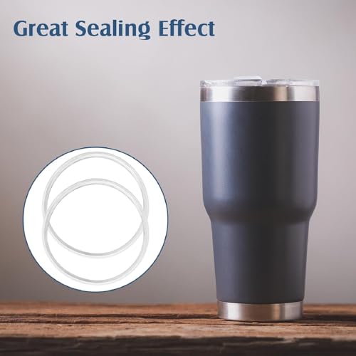 30 oz Rubber Lid Seals - 9 Pieces for RTIC Atlin - Black