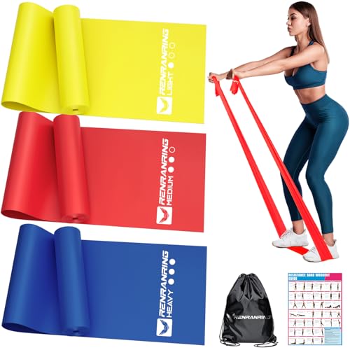 Resistance Bands Set for Strength Training & Physical Therapy - 4.9FT