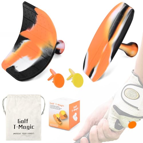 Golf Swing Trainer with Ergonomic Grip Pad - Posture Correction Training Aid