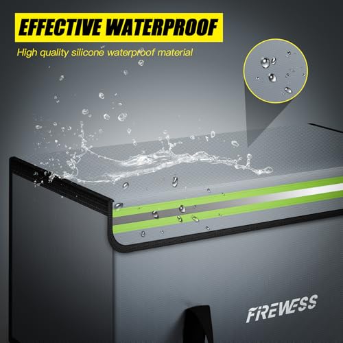 Large Fireproof Safe Bag, 24x12x12 Fireproof Document Bag, Large capacity waterproof storage bag with reflective strips, Firesafe Box for File,Cash,Passport,Keys