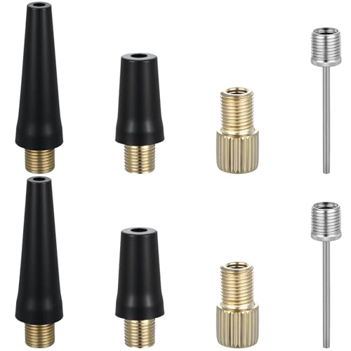 8-Piece Needle Inflating Adapter Kit for Tire Pumps & Sports Balls