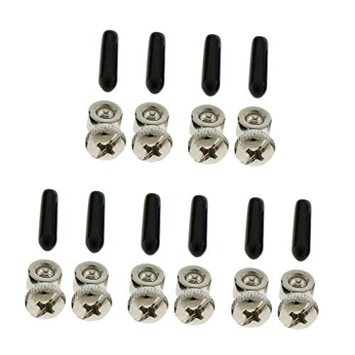 Replacement Adjustable Screws & End Caps for Speed Jump Ropes - 5 Sets
