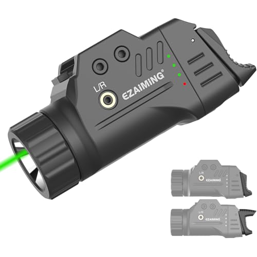 EZAIMING Green Laser Light Combo with Low & High Rear Switches for Tactical Use