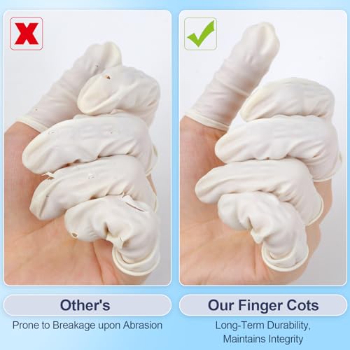 Disposable Finger Cots - Medium Size, 480pcs - Finger Protectors for Electronics & Crafts