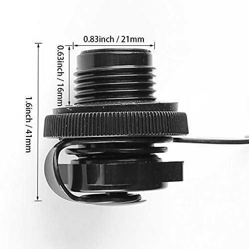 Inflatable Air Valve Replacement - 2 Pack for Boats & Rafts