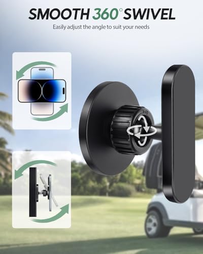 Magnetic Golf Cart Phone Holder - Strong N52 Magnet, 1PC