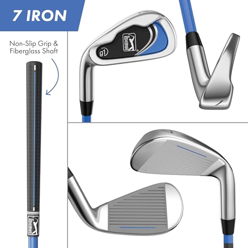 PGA Tour Youth Golf Club Set - Ages 8-12, Right-Handed - 10 Pc