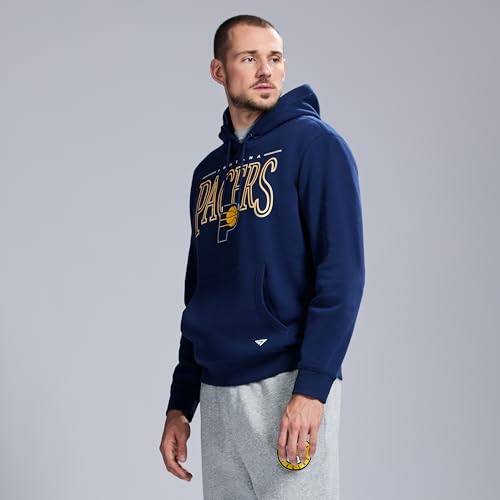 NBA Men's Long Sleeve Classic Pullover Hoodie - Indiana Pacers, Large, Navy