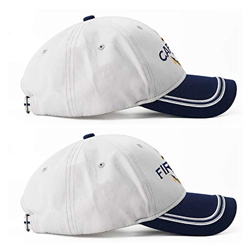PopCrew Captain & First Mate Nautical Baseball Caps - One Size, Marine Sailor Hats