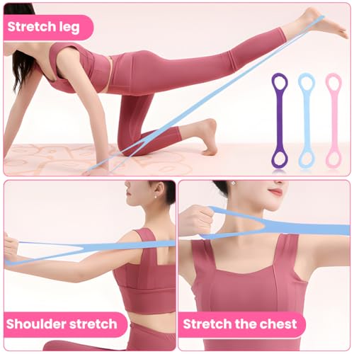 Figure 8 Resistance Band with Non-Slip Handles for Home Workouts