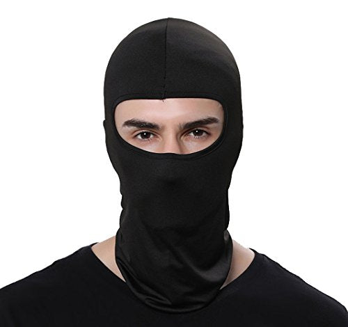 Ski Mask Bandana Face Hat - Pack of 3 Black Balaclavas